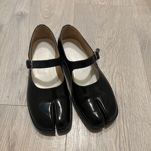 Maison Martin Margiela Black Tabi Flats